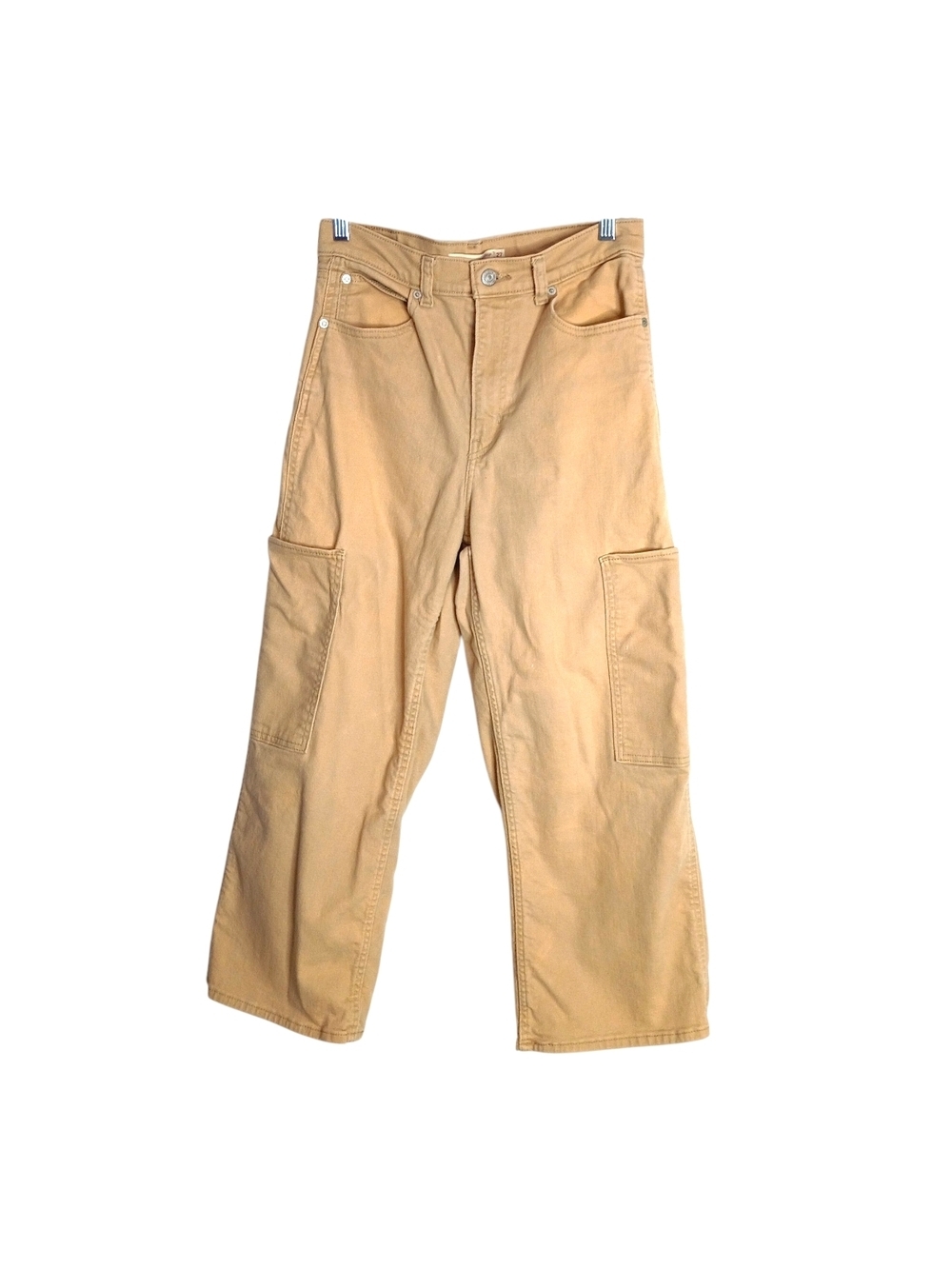 Levi's Tan High Waisted High Rise Crop Jeans - Size 27